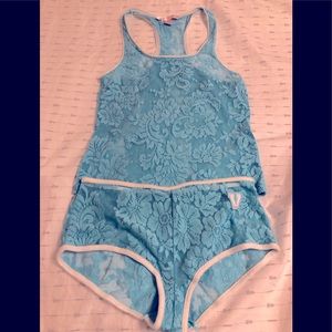 Victoria’s Secret Lace Pj Set
